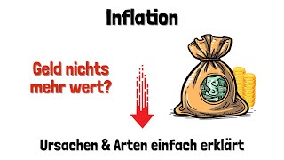 Inflation  Ursachen Höhe amp Erkennbarkeit  einfach anhand von Beispiel erklärt [upl. by Myrtice]