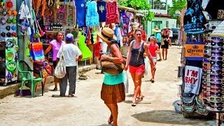 Bucerias Street Market Riviera Nayarit north of Puerto Vallarta Mexico [upl. by Atival]