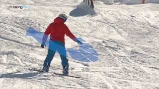 Snowboarden lernen  Driftschwung mit Gewichtsverlagerung [upl. by Dub177]