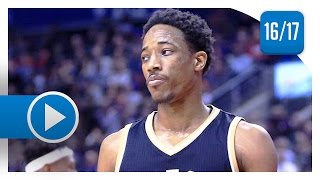 DeMar DeRozan Full Highlights vs Pacers 20170331  40 Pts 9 Reb TOO COLD [upl. by Aerona]