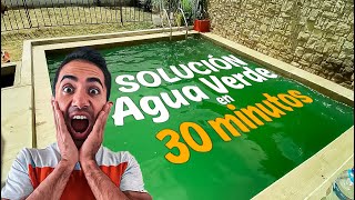 ¡Mágica Solución de Agua Verde en 30 minutos IMPRESIONANTE [upl. by Amzaj302]