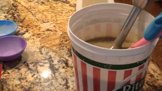 Making Vanilla Cold Process Soap with Vanilla Powder amp Bentonite Clay [upl. by Sisely]