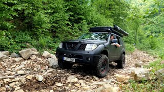 Nissan Pathfinder R51 4x4 OffRoad Mountains Track rocks bfgoodrichtires MudTerrain [upl. by Corene]