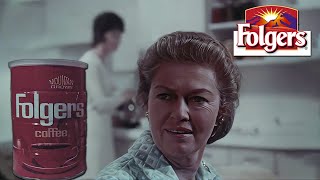 Folgers Coffee ‘Mrs Olson’ Commercial Early 1970s [upl. by Calvina]