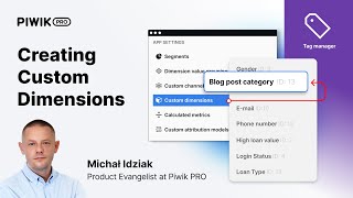 How to create Custom Dimensions in Piwik PRO tutorial piwikpro tagmanager [upl. by Adrell]