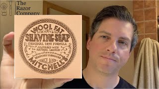 Mitchells Wool Fat Shaving Soap Muhle Safety Razor Simpson Brush  Shave amp Chat [upl. by Ydnih]