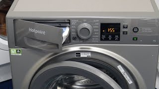 Hotpoint NSWF944 1400 Spin 9Kg Washing Machine [upl. by Sitrik192]