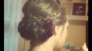 Easy Vintagey Updo [upl. by Aztirak]