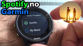 Como usar o Spotify a partir do seu Garmin [upl. by Kiehl]