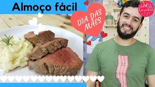 ROSBIFE DE FILÉ MIGNON FÁCIL PARA O DIA DAS MÃES  COMO FAZER ALMOÇO FÁCIL PARA O DIA DAS MÃES [upl. by Zzabahs398]