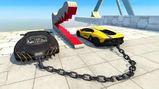 Satisfying Car Crash Game BeamNG Drive  HIGH SPEED JUMPS 8 [upl. by Gaylene666]