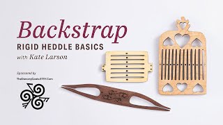 Backstrap Rigid Heddle Basics Start Weaving Handspun Bands [upl. by Llehcram]