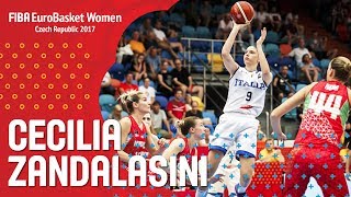 Best of Cecilia Zandalasini  FIBA EuroBasket Women 2017 [upl. by Duffie]