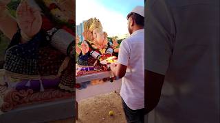 Ganpati Visarjan 2024♥️ganpati ganpatibappamorya ganeshchaturthi ganesh shorts short 2024 [upl. by Llehsem57]