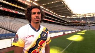 Aussie Rules players Eddie Betts amp Tony Armstrong FULL INTERVIEW [upl. by Amedeo632]