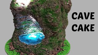 Cave Cake Video 100 edible  Cake design [upl. by Neret]