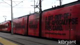 ComicCon 2013  Extra Long SD Trolley Sets Amtrak Surfliner amp Coaster Trains amp Special Wraps [upl. by Ratep]