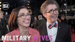 Gareth Malone amp Samantha Stevenson Interview  Military Wives Premiere [upl. by Irik568]