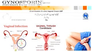 Gynosporin Vaginal Cream uses in Urdu Hindi [upl. by Oiramal6]