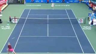 Maria Sharapova vs Caroline Wozniacki 2010 HK Highlights [upl. by Gabie]