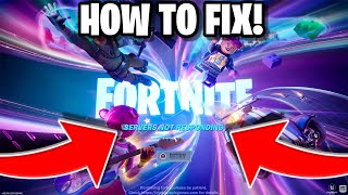 Why is Fortnite Servers Down How to Fix Fortnite Servers Not Responding [upl. by Assille]