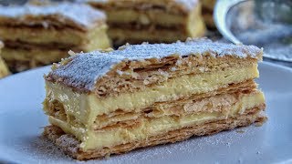 How to make the Best Mille Feuille  Jim Michailidis [upl. by Celie]