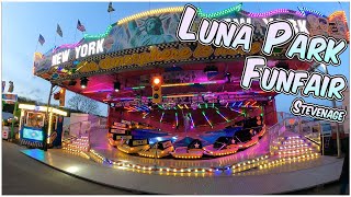 B amp M Luna Park Funfair  Fairlands Valley Stevenage  12032022 [upl. by Rimahs]