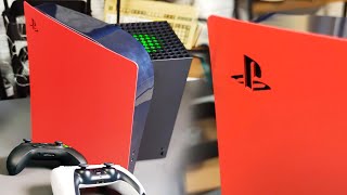 PS5 vs XBOX SERIES X  Esta PlayStation es Unica  Color SpiderMan Unboxing  Review [upl. by Nnylyaj]