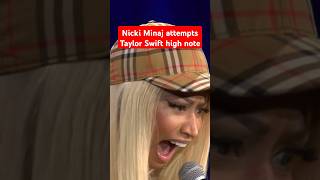 Nicki Minaj High Note Parody nickiminaj taylorswift shorts [upl. by Elyagiba66]