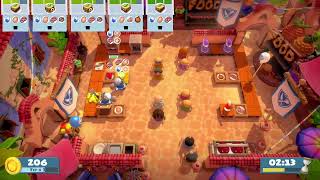 Overcooked World Food Festival 11 4 Stars Single Player [upl. by Atirac]