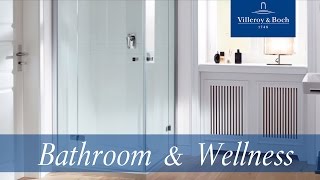 New bathroom design  MetalRim shower trays  Villeroy amp Boch [upl. by Anatollo]