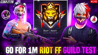 GO 1M MAHIR FF 🚀 1VS4 RIOT FF GUILD TEST 🔥 shorts live freefire [upl. by Grant]