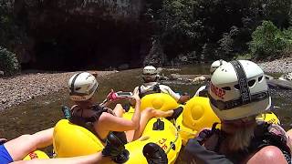 Cave Tubing in Belize Cavetubingbz [upl. by Nadnerb]