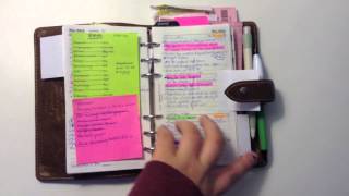 Filofax Personal Ochre Malden Review [upl. by Solon]