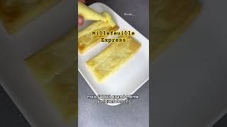 Millefeuille express 👌 millefeuille recettefacile shortvideo short [upl. by Inahet]