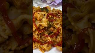 Spicy Bow Tie Pasta  Spicy Bow Tie Pasta Recipe  Easy Homemade Pasta With Red Sauce [upl. by Essila772]