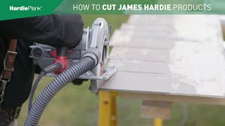 How To Cut James Hardie Products [upl. by Banyaz]