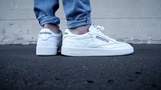 reebok club c 85 SO unboxing review on feet german  one of the best classic sneaker [upl. by Caines]