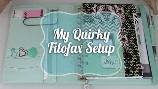 My Quirky Filofax Setup  Kikki K Time Planner [upl. by Marietta]