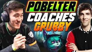 Pobelter COACHES Grubby on FIRST VEX GAME  League Of Legends [upl. by Alten990]