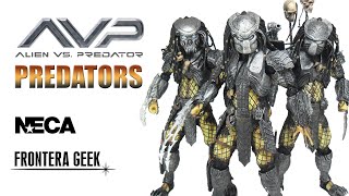 NECA SCAR Predator CELTIC amp CHOPPER Alien VS Predator AVP  Review en Español  Unboxing [upl. by Aidualc]