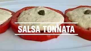 Pomodori con salsa tonnata con maionese fatta in casa [upl. by Burbank]