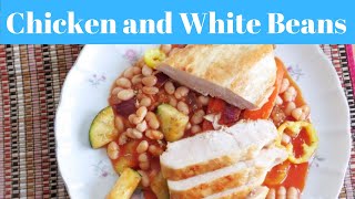 Ellie Kriegers Heart Healthy Chicken and White Bean Simmer Recipe [upl. by Robins]