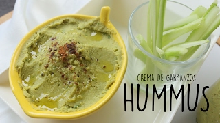 CÓMO hacer HUMMUS  CREMA DE GARBANZOS   RECETASLILY [upl. by Ferdinande]