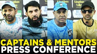 Captains And Mentors Press Conference in Faisalabad  Champions Cup 2024  PCB  MA2A [upl. by Buschi]