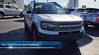 2021 Ford Bronco Sport Badlands Harvard Woodstock Belvedere Beloit Rockford [upl. by Keraj]