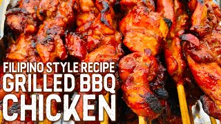 GRILLED BBQ CHICKEN  FilipinoStyle Recipe  Hon and Hon Kitchen [upl. by Toombs]