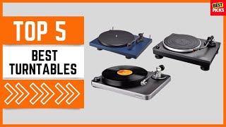 The 5 Best Turntables of 2023 Record Players [upl. by Ayekram853]