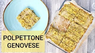 POLPETTONE GENOVESE con PATATE e FAGIOLINI  SFORMATO DI PATATE LEGGERO e GUSTOSO [upl. by Yrrej]