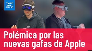 Nuevas gafas de Apple causan debate en redes sociales [upl. by Bain]